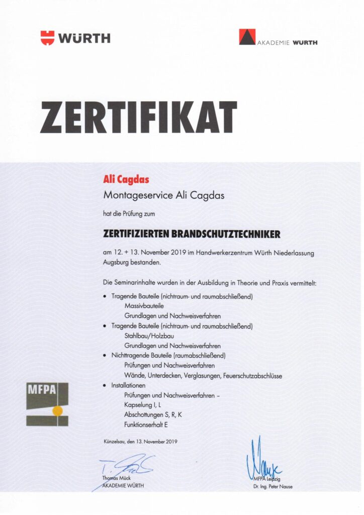 Ali Cagdas Montageservice